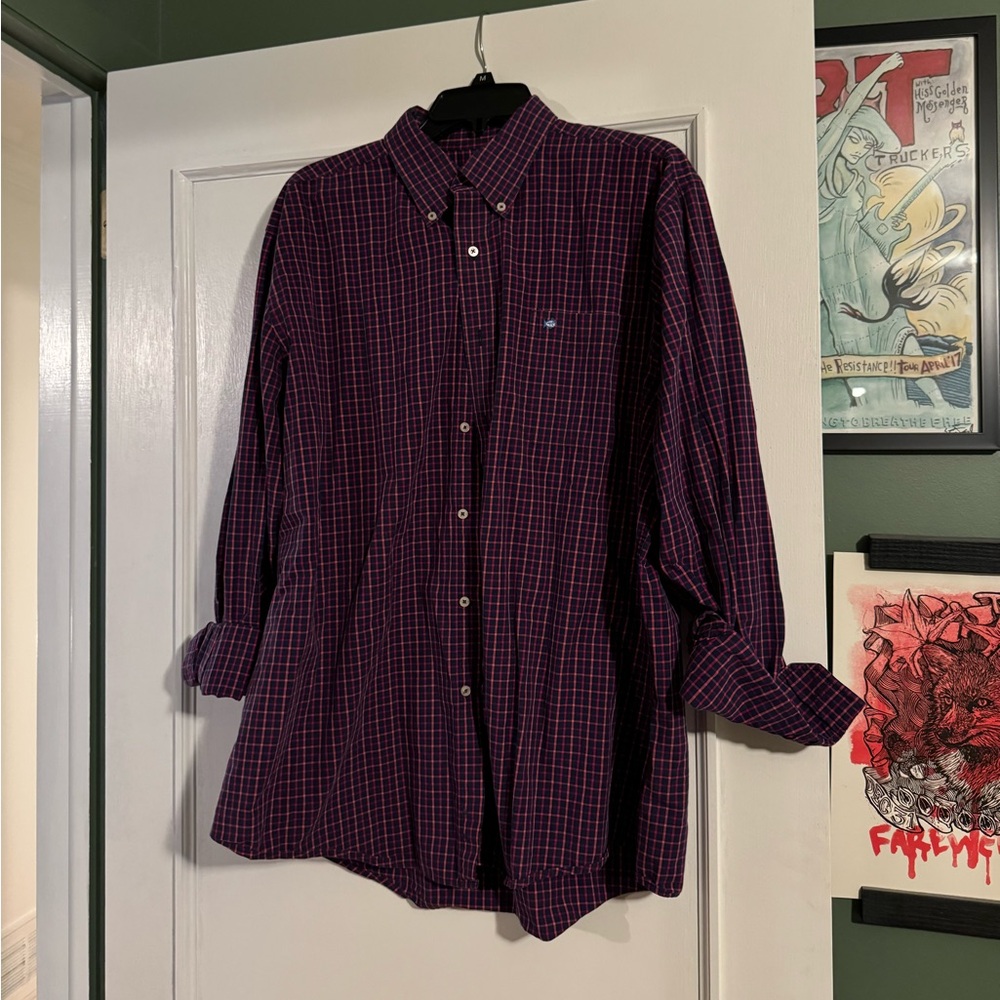 Southern Tide plaid button down